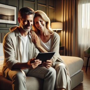 Paar Im Hotelzimmer C Dalle